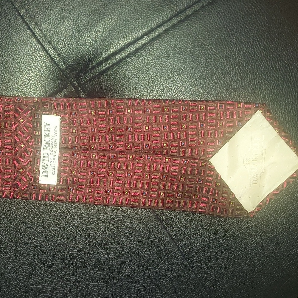 David Rickey tie.